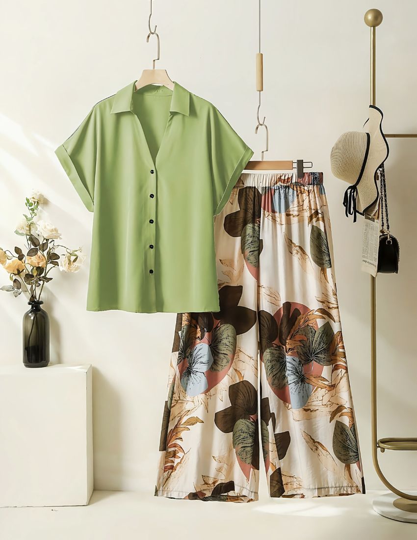 Stylish Top and Palazzo Set