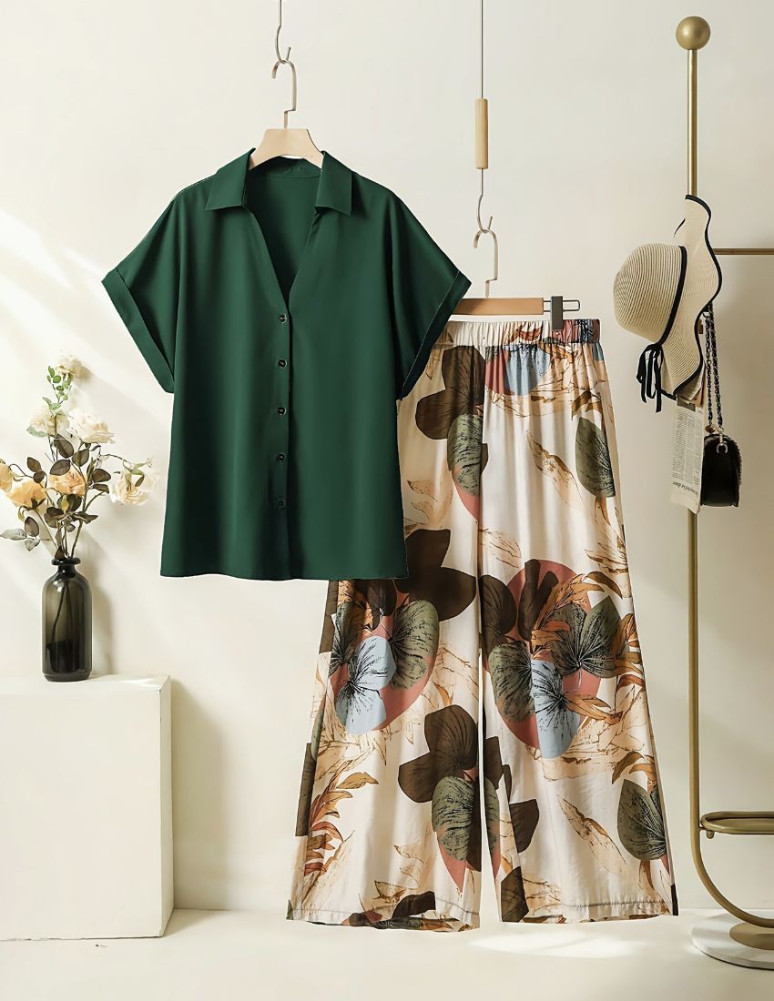 Stylish Top and Palazzo Set
