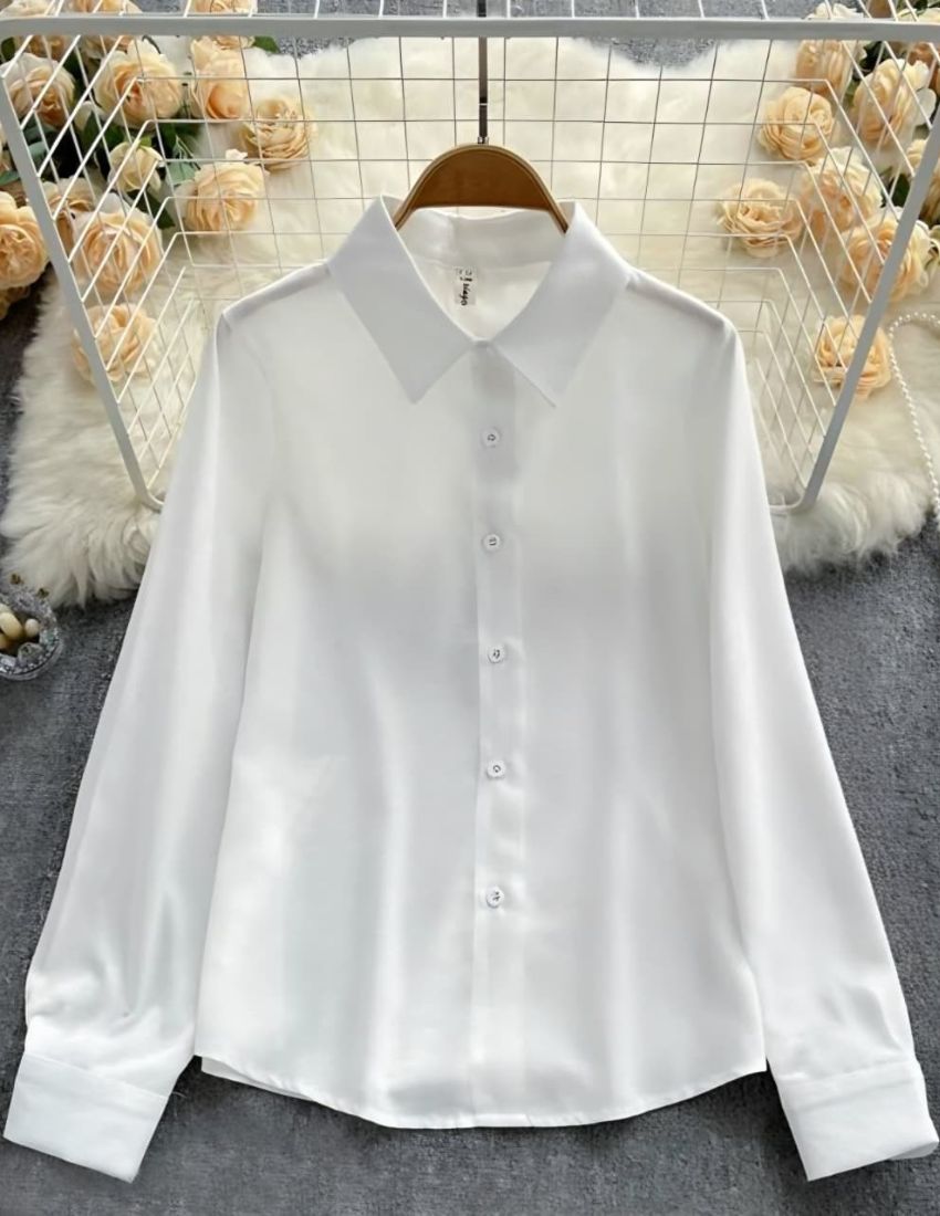 Classic White Rayon Shirt