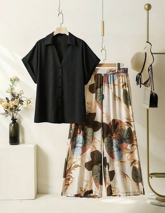 Stylish Top and Palazzo Set