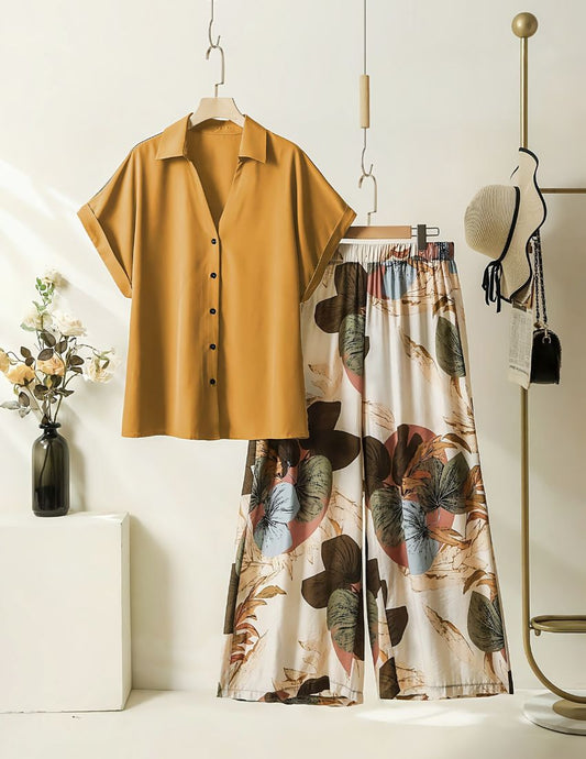 Stylish Top and Palazzo Set