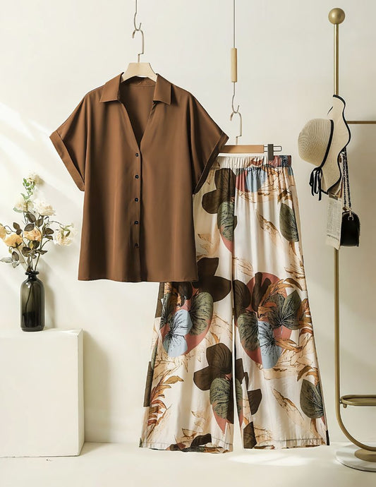 Stylish Top and Palazzo Set